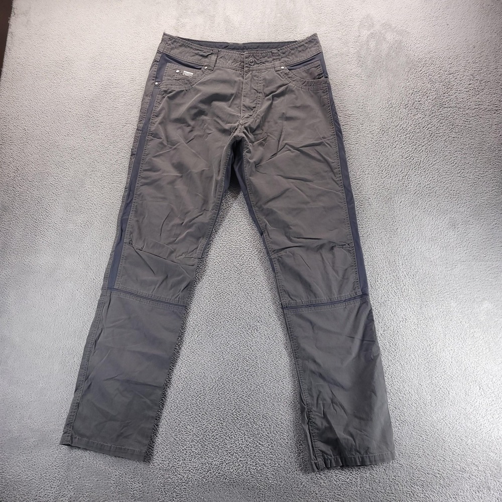 Kuhl Pants Mens 35x34 Gray Radikl Stretch Hiking Lightweight Pockets Outdoor